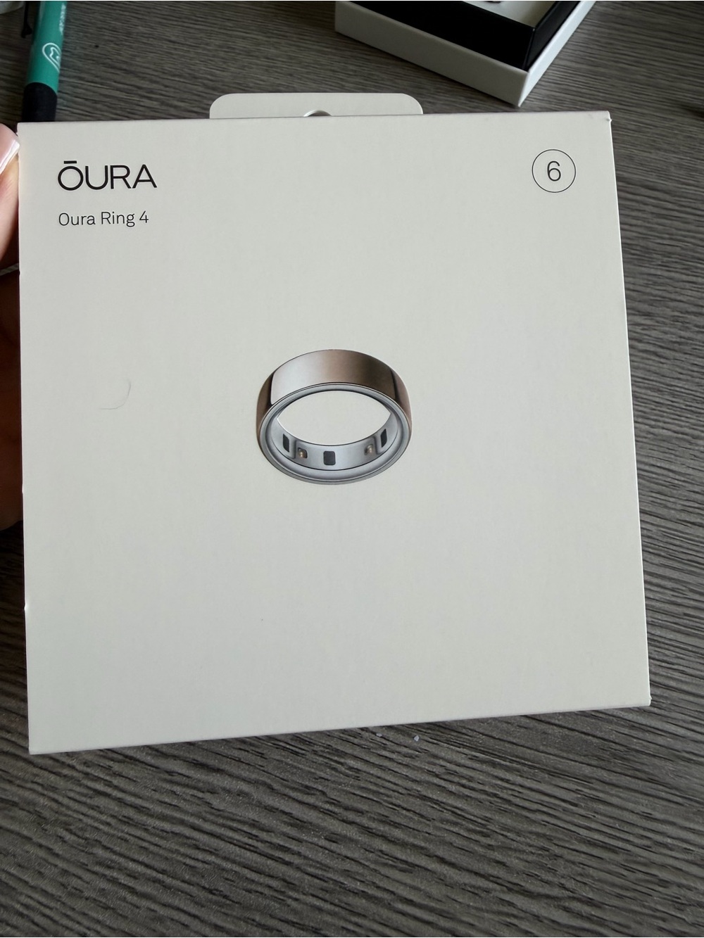Oura Ring 4 Rose Gold Size 6